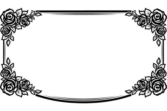 Antique Style Floral Frames