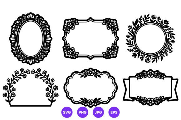 Floral Frames Vector Set Review