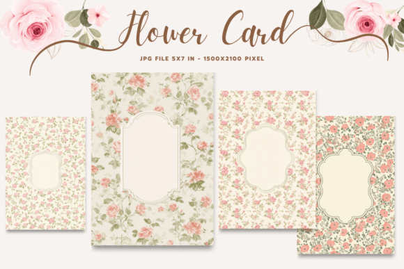 Flower Card Floral Greeting Postcard_13