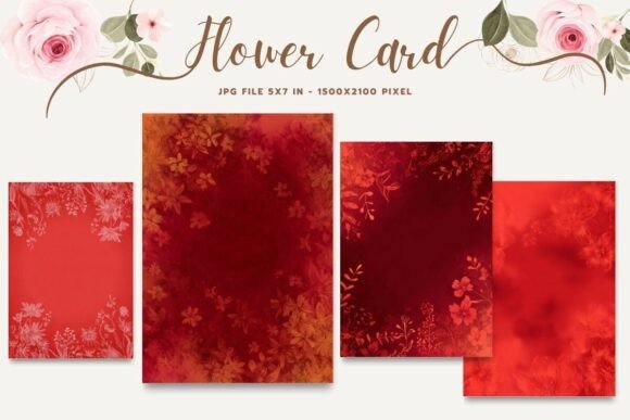 Flower Card Floral Greeting Postcard_38