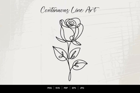 Rose Line Art SVG Review